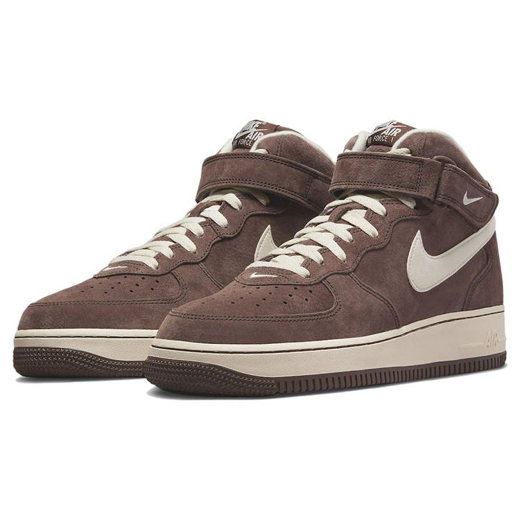 Nike Кроссовки унисекс Air Force 1 Mid Chocolate Brown Cream DM0107-200