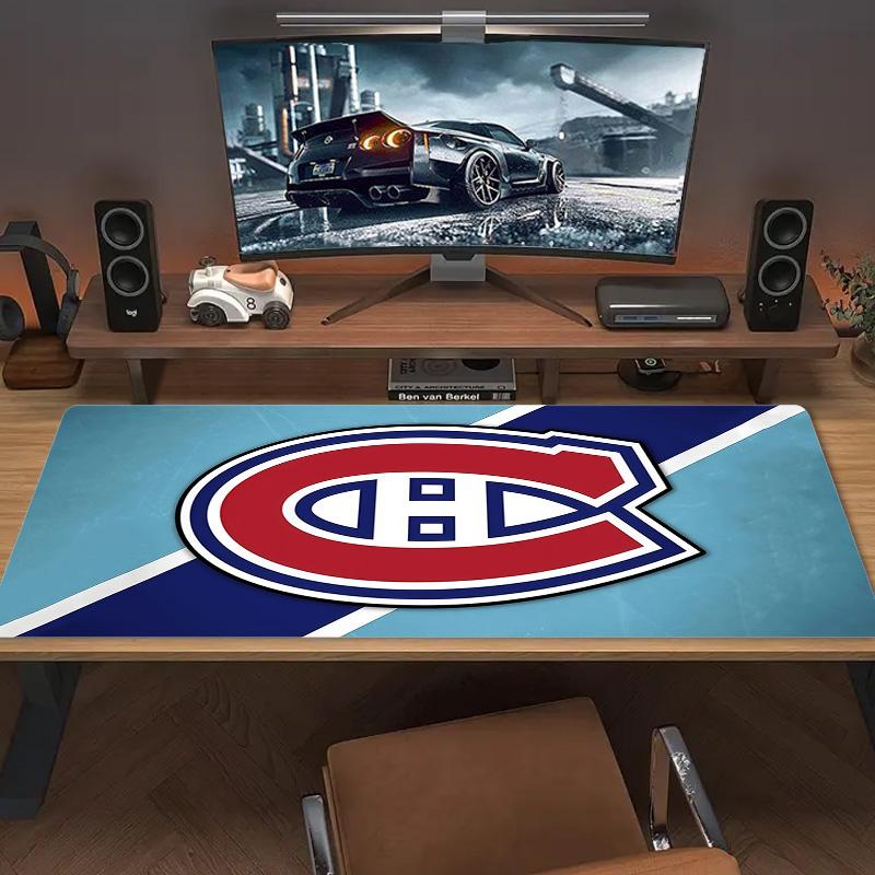 Montreal Canadiens Print Cushion Non-slip Laptop Tablet Big Mousepad XXL Mat Mini PC Playmat With Lock edge