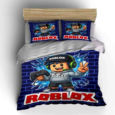Roblox Gamer Bedding Set Bedding Duvet Cover Set Duvet Cover Pillowcases (1 * Duvet Cover 2 * Pillowcases, Without Duvet Insert)