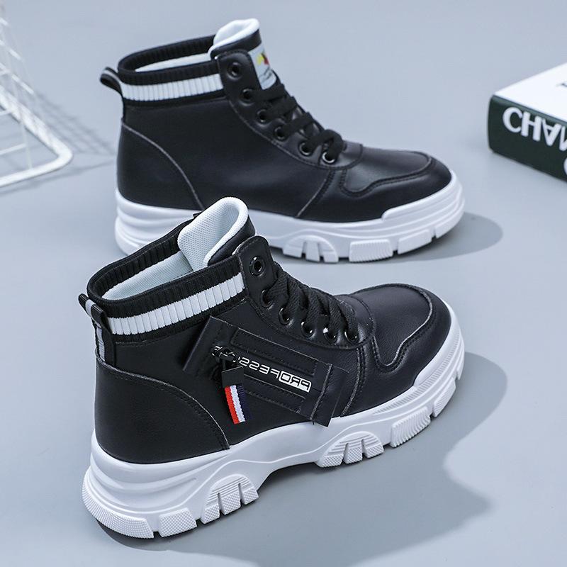 Fashion Winter Women Cotton Shoes Plush Thick Warm Booties Woman 2025 Female Comfortable Boot High Top Sneakers Snow Short Boots 35-40