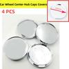 4Pcs Chrome Wheel Center Hub Caps