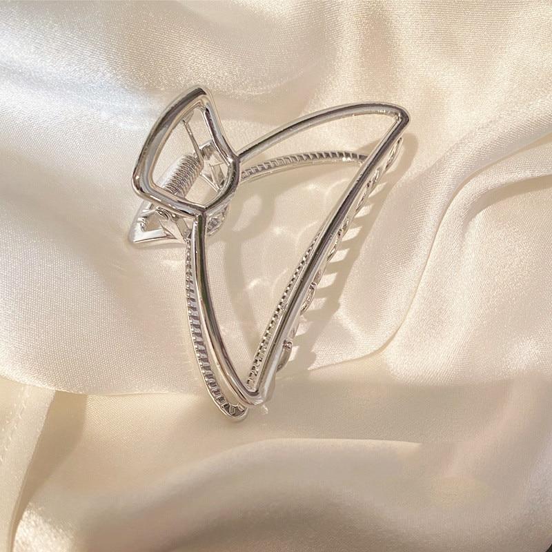 Модная металлическая заколка для волос с геометрическим рисунком, бабочка, винтажная элегантная заколка для волос, зажим для волос для девочек, головные уборы, женские аксессуары для волос