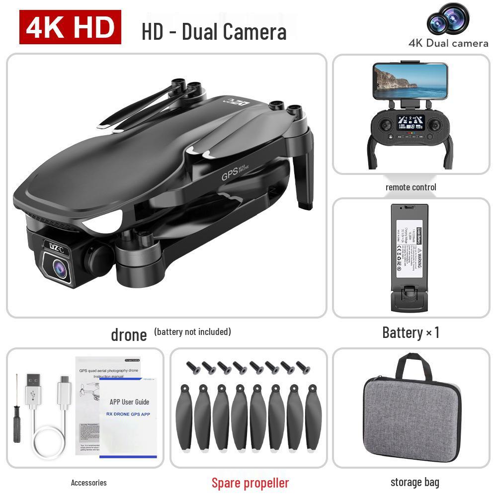 L500 PRO 4K HD Бесколлекторный Квадрокоптер с GPS-возвратом, Длительным временем полета и 5G Пультом управления.