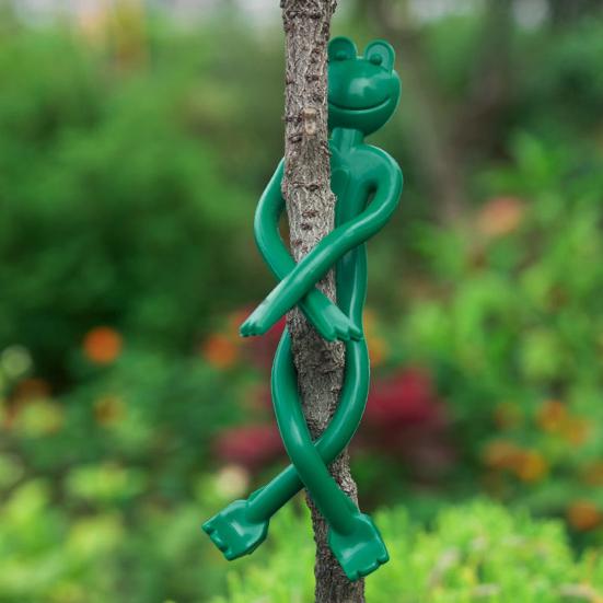 5 шт. Подставка для растений в форме лягушки, зажим для крепления растений в форме ящерицы, держатель для стеблей растений, опорная конструкция для небольших горшечных растений, суккулентов