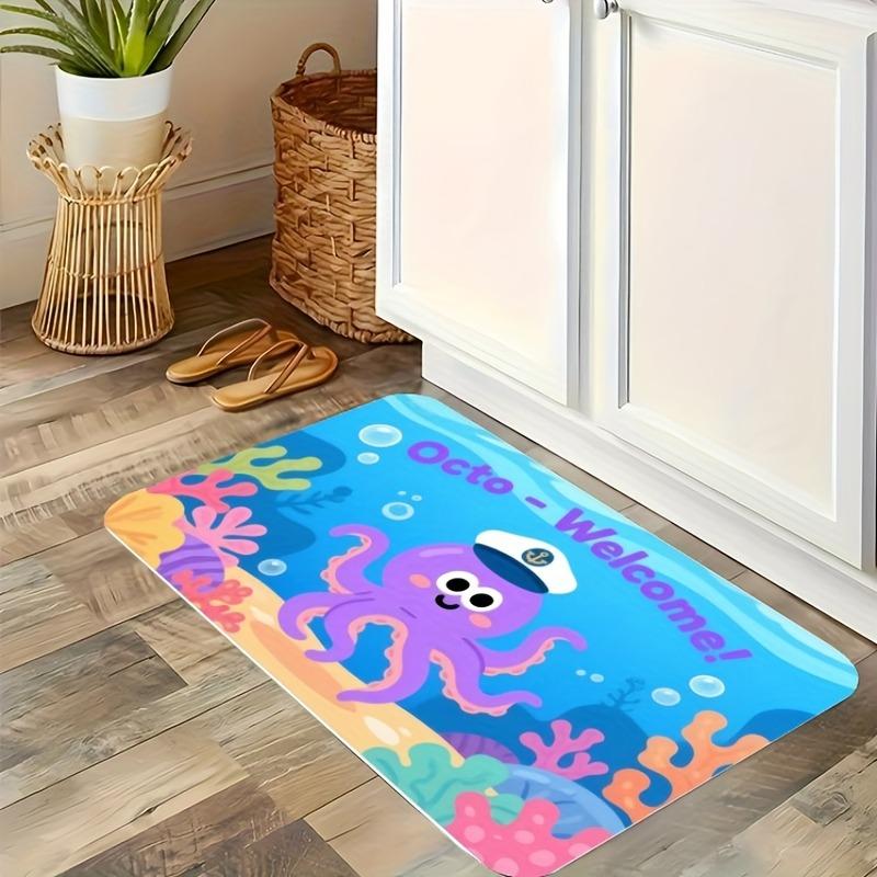 1PC Puppy Playfround Kitchen Rug Non-Slip Door Mat Pop design Bathroom Rug Bath Mat Carpet for Home Sink Laundry ecoreeree