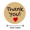 50Pcs 1Inch Diy Hand Made Handmade With Love Label Wedding Stickers Adhesive Sticker Kraft Round Labels Wholesale Price