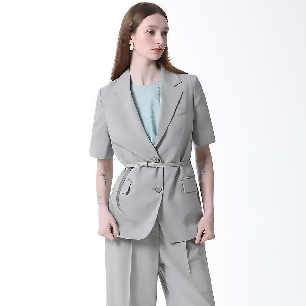  She S miss льняной пиджак с поясом, цена 318 000 вон 