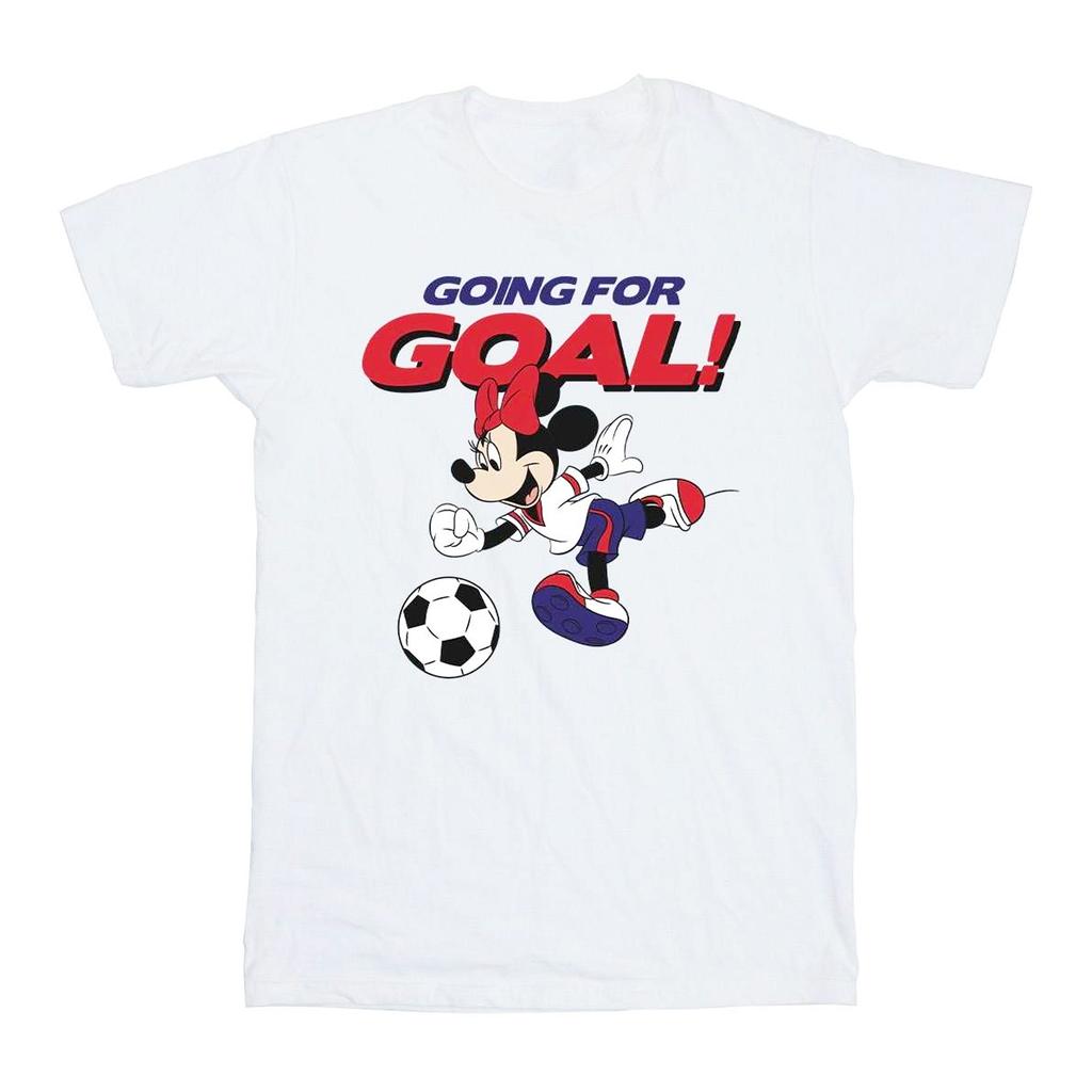Disney Mens Minnie Mouse Going For Goal T-Shirt