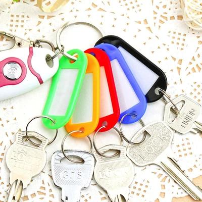 30 шт. Цветные пластиковые бирки для ключей, брелок, бирка для подписи, багажная бирка, аксессуары для ключей, мини-брелок в виде сумочки