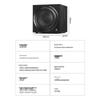 HiVi JX8*6 & Sub10G In-Ceiling Home Theater System with Denon X1800 CN plug (adapter included)
