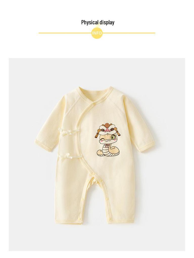 Боди для новорожденных класса А из чистого хлопка - Мягкий, дышащий, детский ромпер на четыре сезона (0-3 месяца)