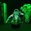 Японское аниме 3D лампа Наруто фигурка Намикадзе для детей Декор детской комнаты Изменение цвета светодиодный ночник атмосферное освещение