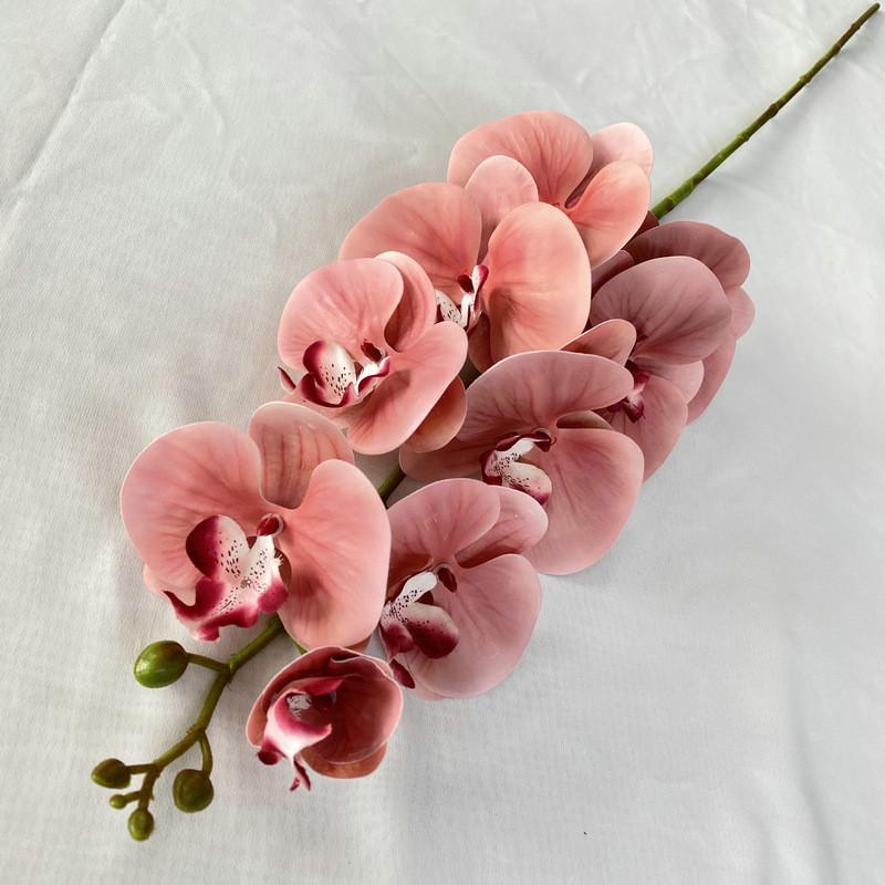 Phalaenopsis French 3d Artificial Flowers For Wedding Decor Home Display Hotel