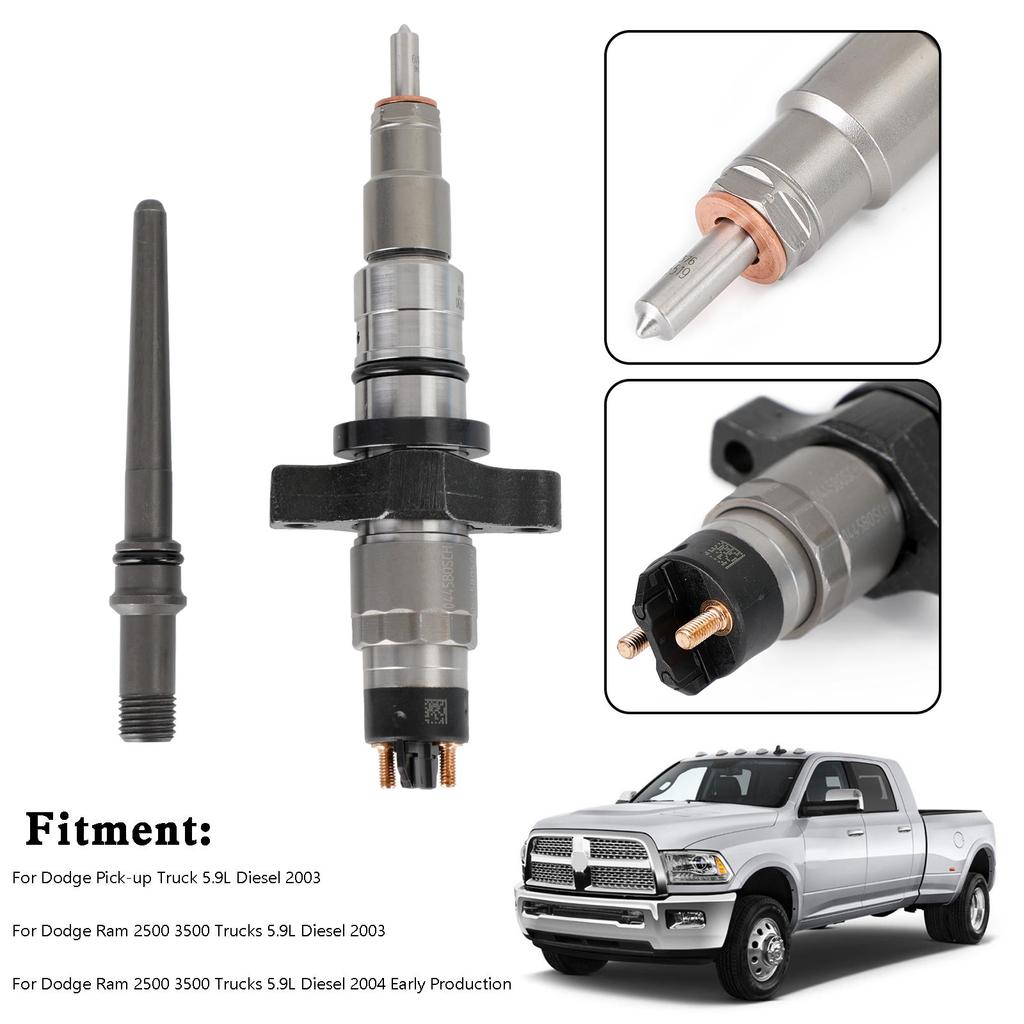 1 ШТ. Топливная форсунка Common Rail 0445120255 подходит для Dodge Ram 2500 2003-2004 Cummins