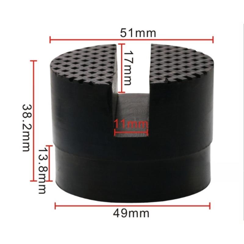 Универсальные резиновые накладки для подъемника, защита рамы, аксессуары для ремонта, адаптеры для домкрата с пазами, резиновые напольные накладки для автомобиля T7B7