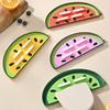 Держатель для крышки кастрюли в форме арбуза Помощник для кухонной столешницы Термостойкая силиконовая подставка-подставка Изоляционная крышка для слива кастрюли Нескользящая подкладка для разделочной доски