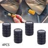 AABJC1 4pcs For KIA MOHAVE Car Wheel Tire Valve Caps Tyre Stem Covers Airdust Waterproof Accessories