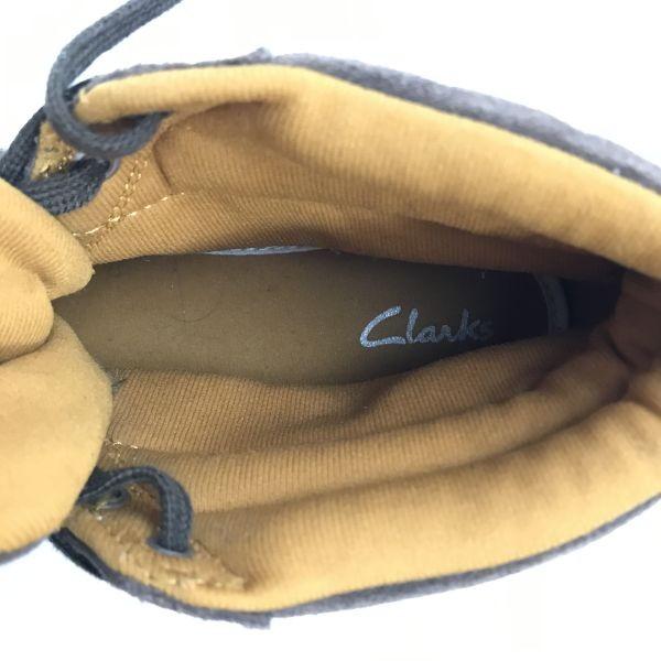 Clarks Полусапожки из твида Харрис 8.5G 27 коричневые(ИСПОЛЬЗОВАЛ)