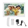 12Inch 1280*800HD Digital Photo Picture Frame Alarm Clock Movie Player Album Remote Control