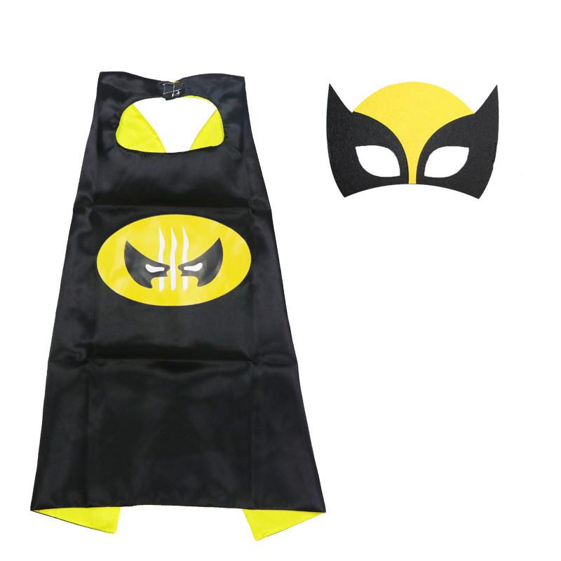 Turtle Superhero Ninja Cape Cloak Eye Mask Kid Halloween Cosplay Costume Party