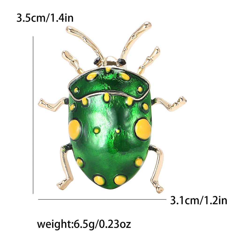Модная креативная брошь в виде вонючего жука из эмали из сплава, простая и универсальная, для мужской и женской одежды, корсаж, ювелирные изделия, булавка