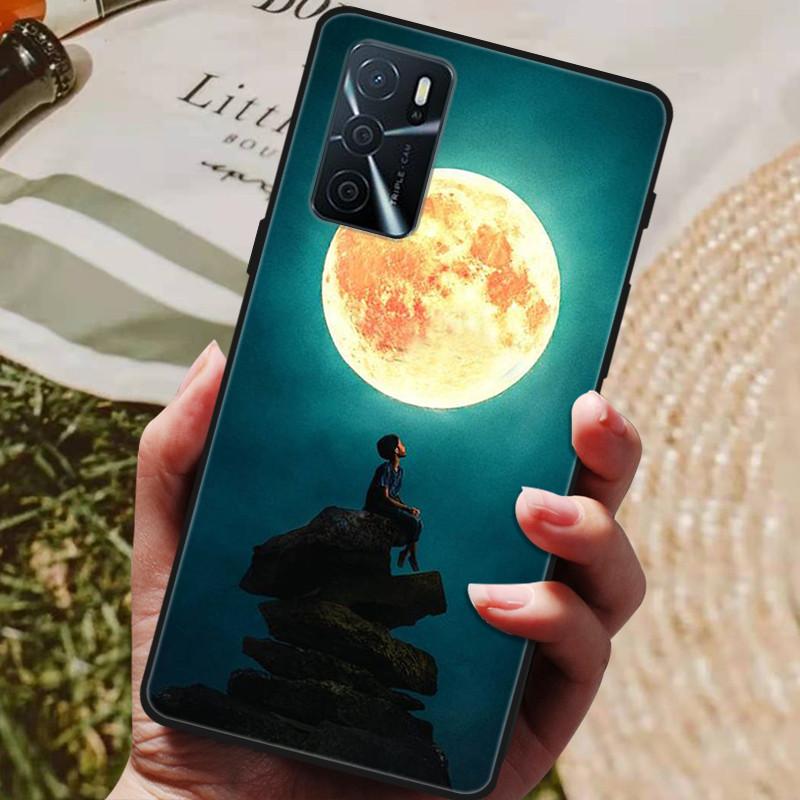 Чехол для OPPO A54s Мягкие ТПУ чехлы для телефона Oppo A54S CPH2273 Силиконовый чехол для Coque OPPO A 54s A54 s 6.52" Черный бампер Fundas