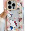 Simple and Transparent Kt Cat Suitable for IPhone16pro Mobile Phone Case Apple 15 Protection Case