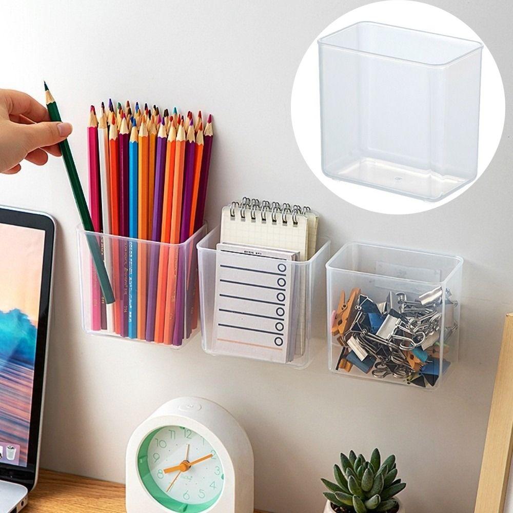 Lightweight Wall-mounted Storage Box Transparent PP Transparent Box  Bathroom Storage
