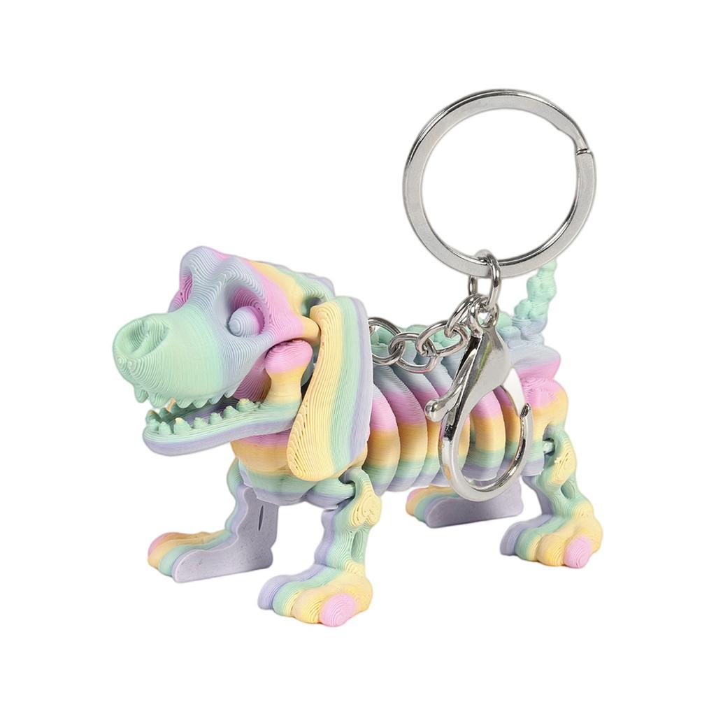 3D-печатный милый трехмерный брелок для ключей школьный рюкзак маленький кулон подарок маленький орнамент