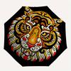 1 шт. Автоматический зонт-мандала с тигром - 8 ребер, складная конструкция, для приключений на природе и семейных праздников yy250829069