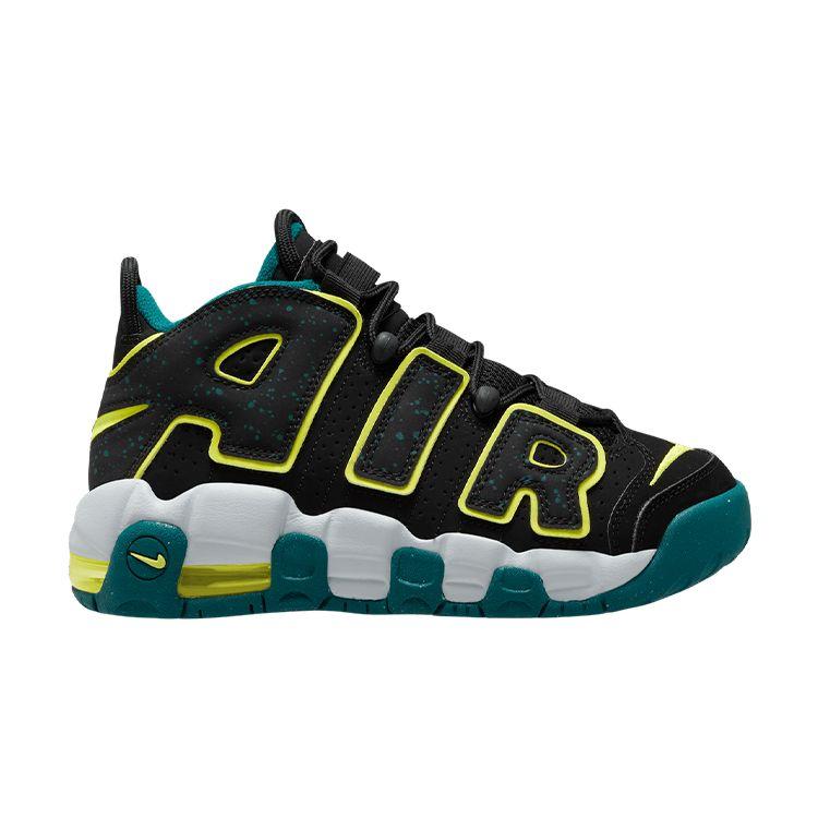 Nike Детские кроссовки Air More Uptempo GS Black Geode Teal Clear-Jade Volt DZ2809-001