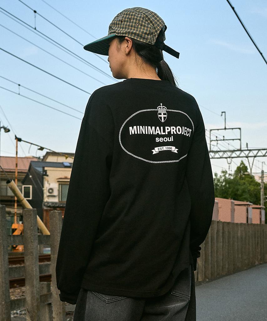 MINIMALPROJECT Wearable Pigment Oversized Long Sleeve T-Shirt Mlt116 [Black]
