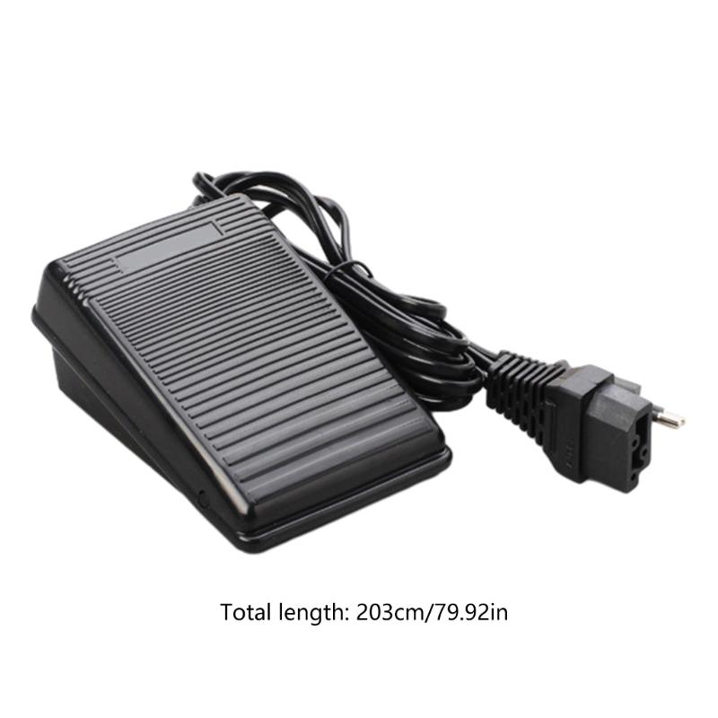 Sewing Machine Power Cord Foot Pedal Universal Sewing Machine Foot Control Pedal Cord Easy Operation for DIY Sewing