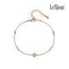 [leshop] Браслет на гвоздике 14K с кубическим цирконием (Позолоченный)_LJ5032BRB