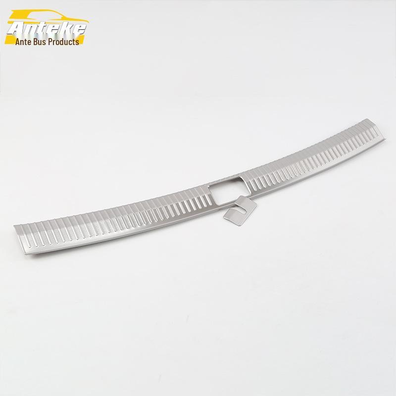 Tiguan L 2017 Rear Guard Plate Sequin & Tailgate Trunk Protection Pedal - Stainless Steel Decorative Sticker