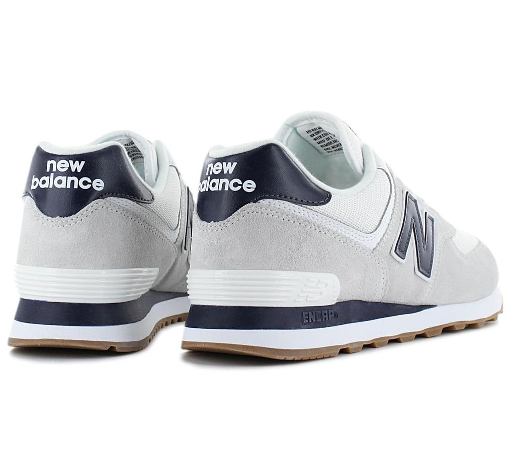 New Balance Классика 574 - Мужская обувь Серо-Бело-Синий Кроссовки ML574TF2 Спортивная обувь ОРИГИНАЛ
