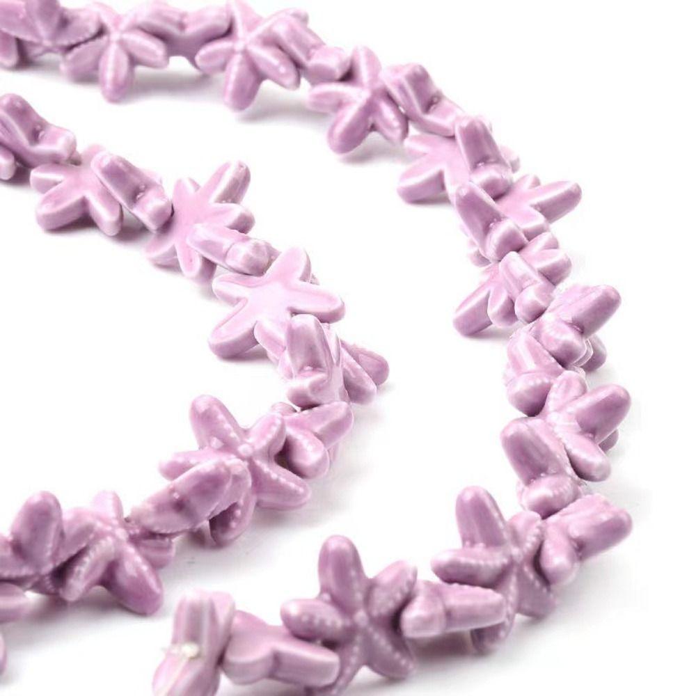 10pcs Fresh Color Starfish Bead Handmade Craft Jewelry Making Material  Women