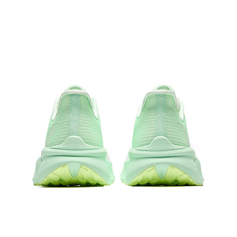 Anta Cushioned Slip-Resistant Breathable Lightweight Height Increasing Low-Top Casual Running Shoes Women's White Green Sneakers 922525505-1