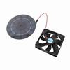 3W Solar Panel Fan Low Noise Energy Saving Solar Mini Exhaust Fan for Chicken Coop Greenhouse
