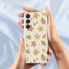 For Samsung Galaxy A16 5G/4G Case Leaves Pattern Printing Straight Edge TPU Phone Back Cover