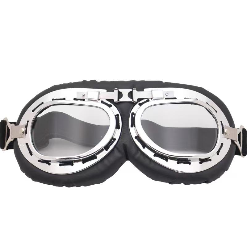2026 Tactical Safety Outdoor Cycling Protective Goggles 2.2mm Glass Lens UV Protection Scratch Resistant Adjustable Temples