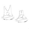 1 Pair Knife Display Stand Tabletop Holder Non-Slip Acrylic Tray Easy Assembly Suitable for