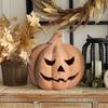 Fall Decor - Halloween Decorations - Pumpkin Outdoor Indoor - Cute Halloween Table Festival Decoration For Home Porch Front Door Mantel