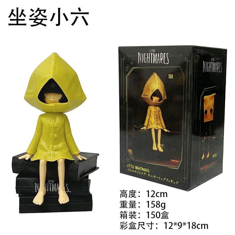 Горячая Игра Gk Little Nightmares Аниме Фигурка Six Фигурка Mono Экшн-фигурка Аниме Игра ПВХ Экшн-фигурка Коллекционная Модель Кукла