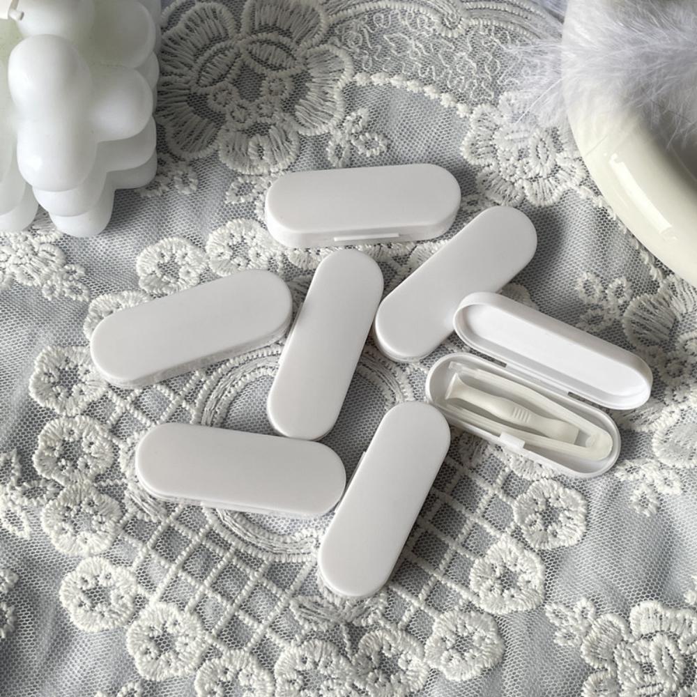100Pcs Candy Color Contact Lens Case Kit Portable Eye Care Tool Set for Men and Women with Tweezers and Suction Stick