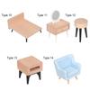 Micro Landscape Mini Furnishing TV Cabinet Dollhouse Miniature Furniture Sofa Bed Wardrobe