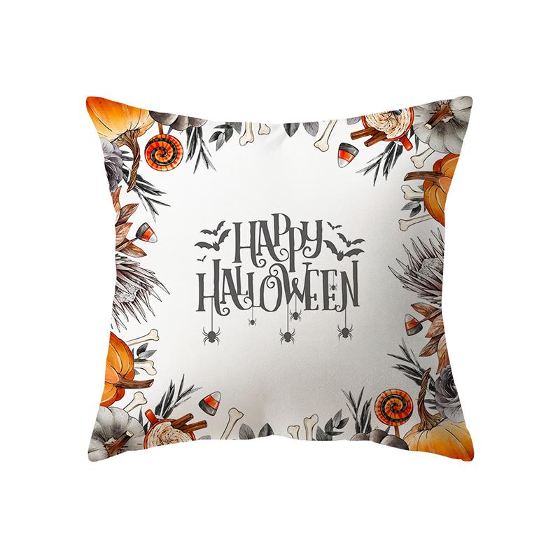 Подушка с принтом тыквы на тему Хэллоуина, чехол для дивана, праздничный подарок, украшение для вечеринки, домашний декор