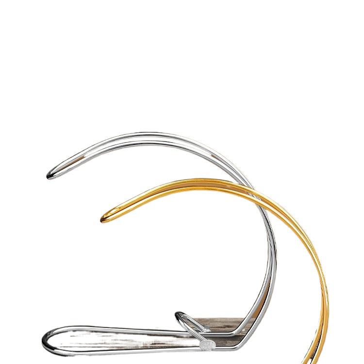 Luxury Red Wine Holder: Elegant Slanted Display Rack for Bottles