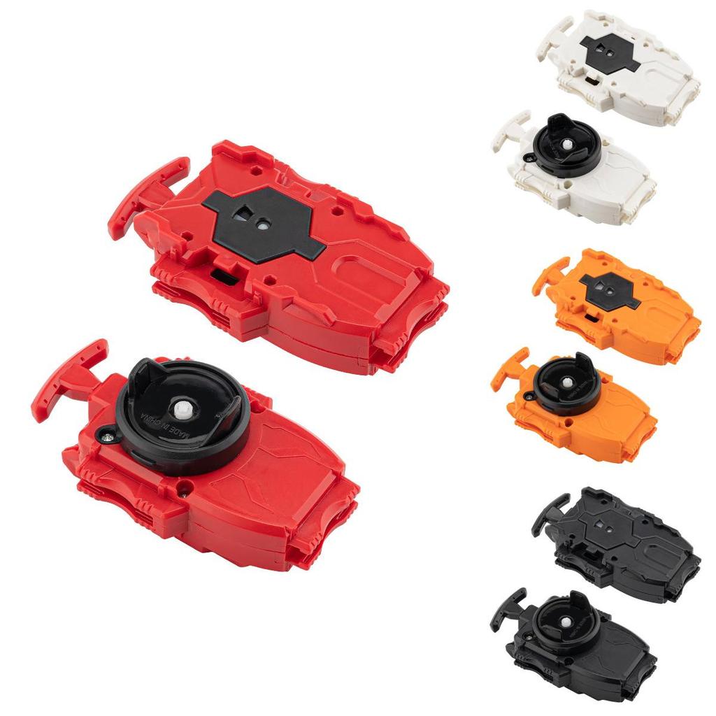 Пластиковый набор-запускалка для волчков Beyblade с разноцветными полосками для детских игр