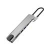 USB-C хаб 8 в 1, совместимый с HDMI, с быстрой зарядкой PD, Type-C на 4K, 100-мегабитный Ethernet-порт для Macbook, ноутбука, компьютера